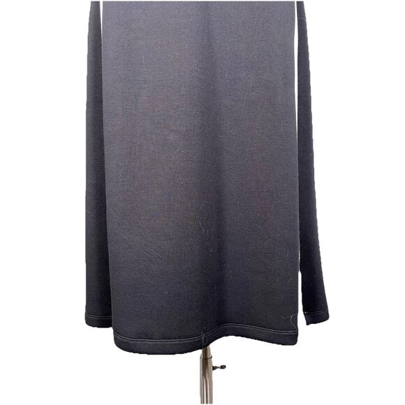 Spanx Air Essentials Medium Black Side Stripe Tank Midi Dress NWT Minimalist - Picture 6 of 13